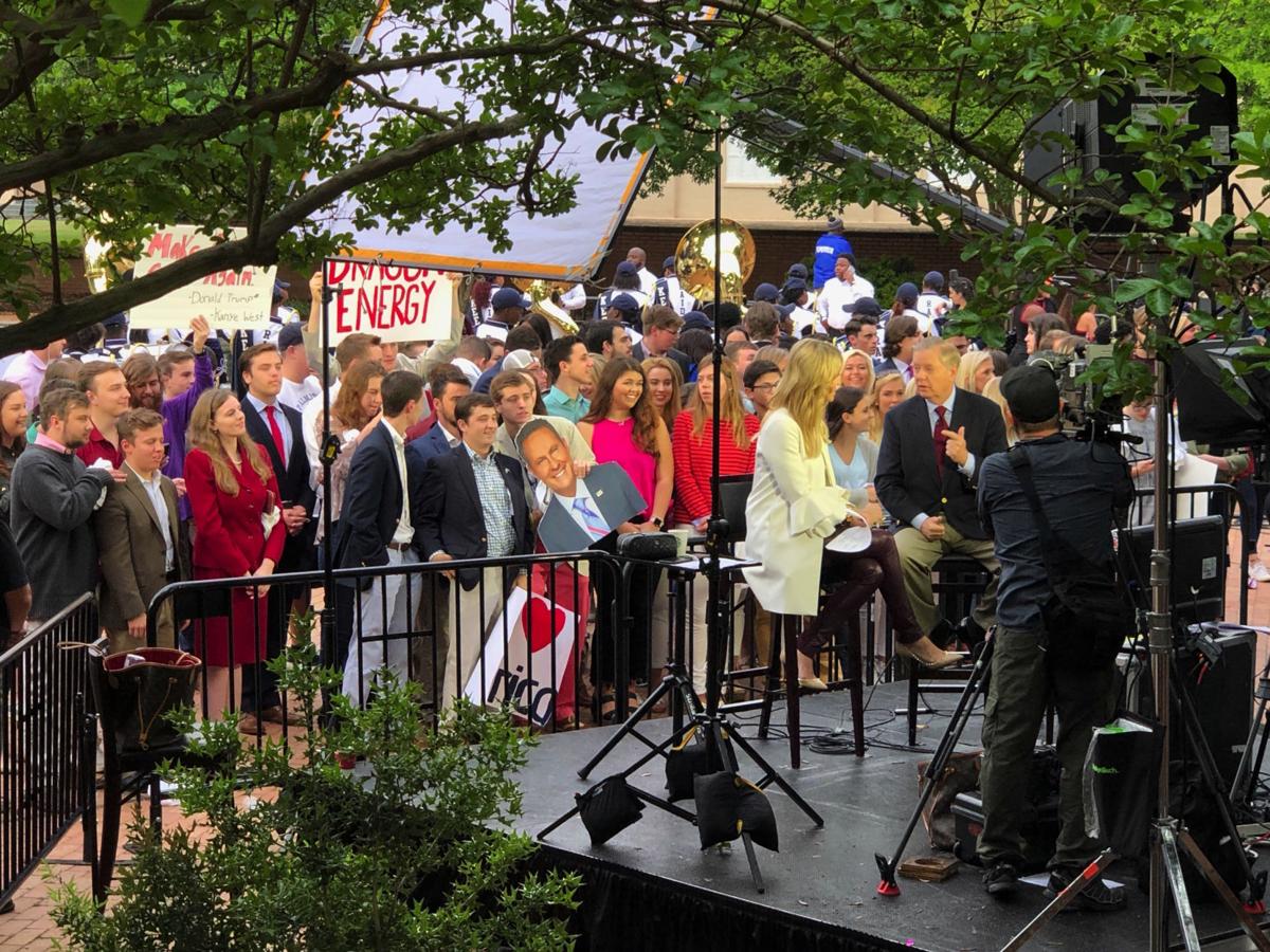 Fox Friends Goes Live From The University Of South Carolina Campus Palmetto Politics Postandcourier Com