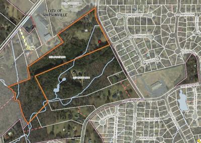 Zoning Map  Simpsonville South Carolina