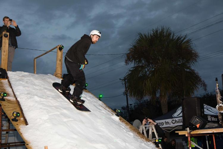 Mex 1 Rail Jam snowboarding event in Charleston Photos