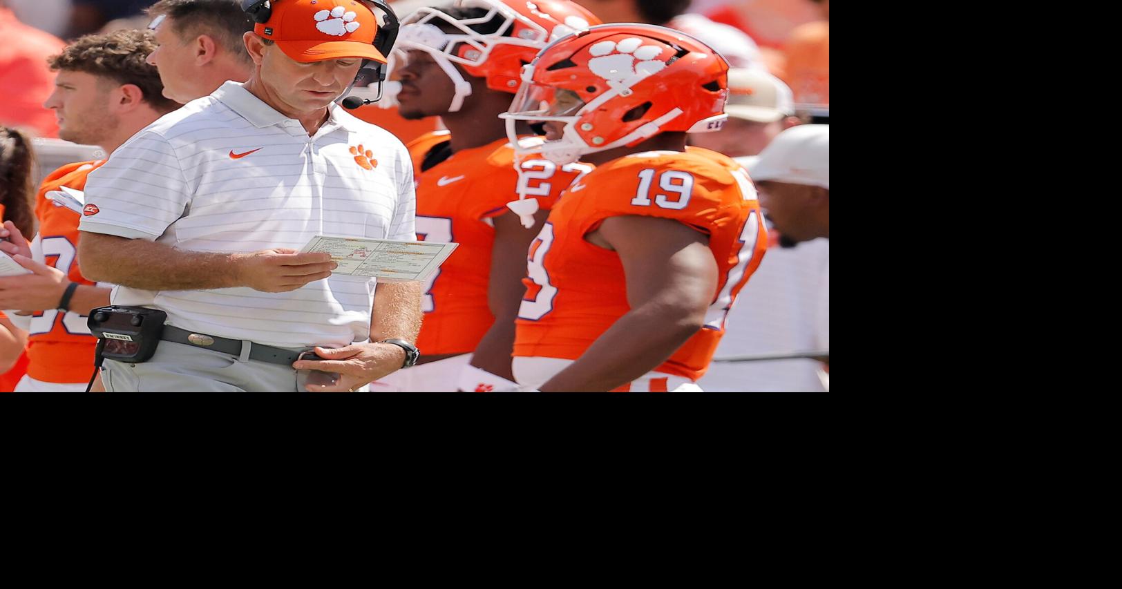 Clemson football kickoff time with Boston College announced