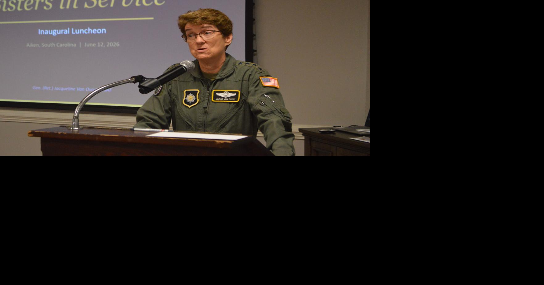 One of the few female 4-star U.S. generals in history visits Aiken for Women Veterans Day