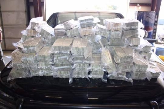 $1.7 million cash seizure