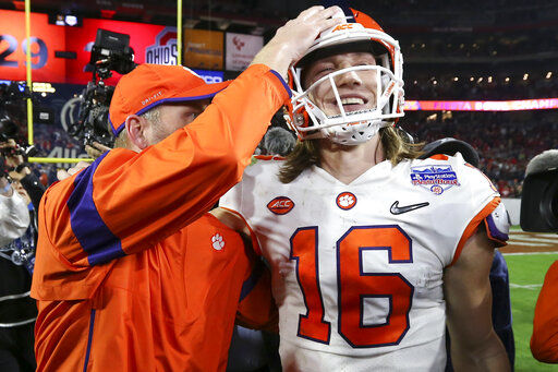 Trevor Lawrence & Travis Etienne Leading Balanced Clemson Offense