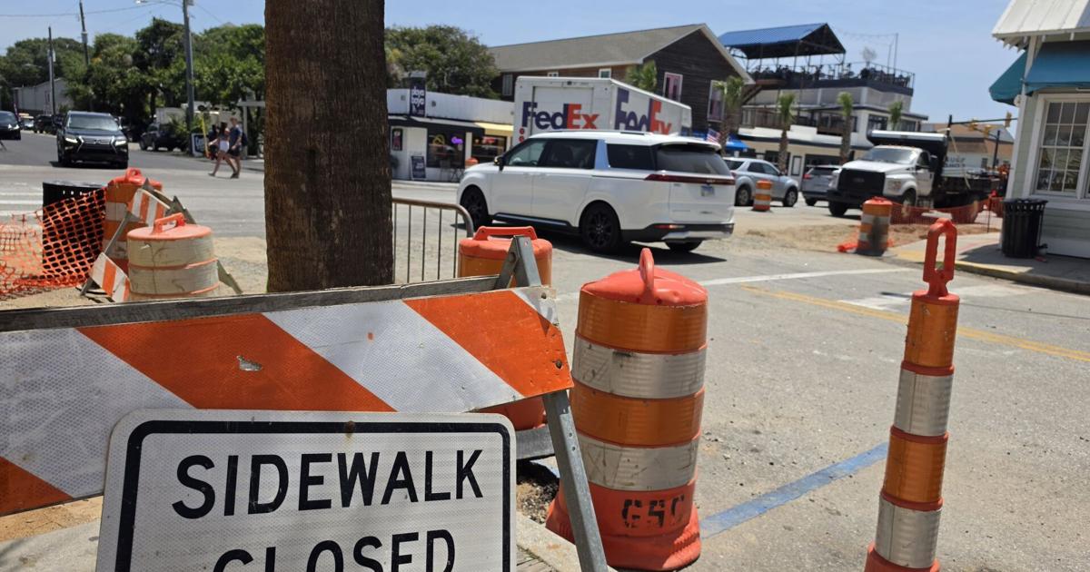 Folly Beach’s Center Street work wrapping up after a construction-filled ...