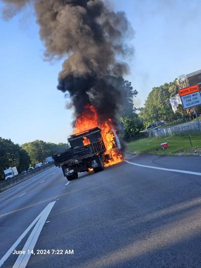 All lanes reopen after vehicle fire shut down I-26 E