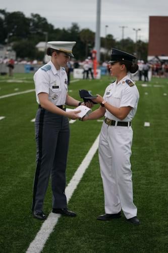 Corps of Cadets at The Citadel and VMI both led by women for first
