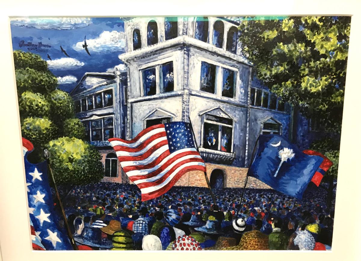 Judge Richard Gergel Unveils Jonathan Green Mural At Federal
