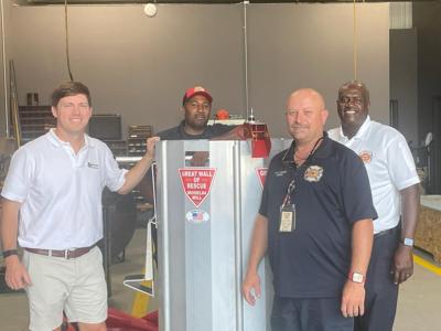 Farm Bureau gifts grain bin rescue equipment to Fire Department