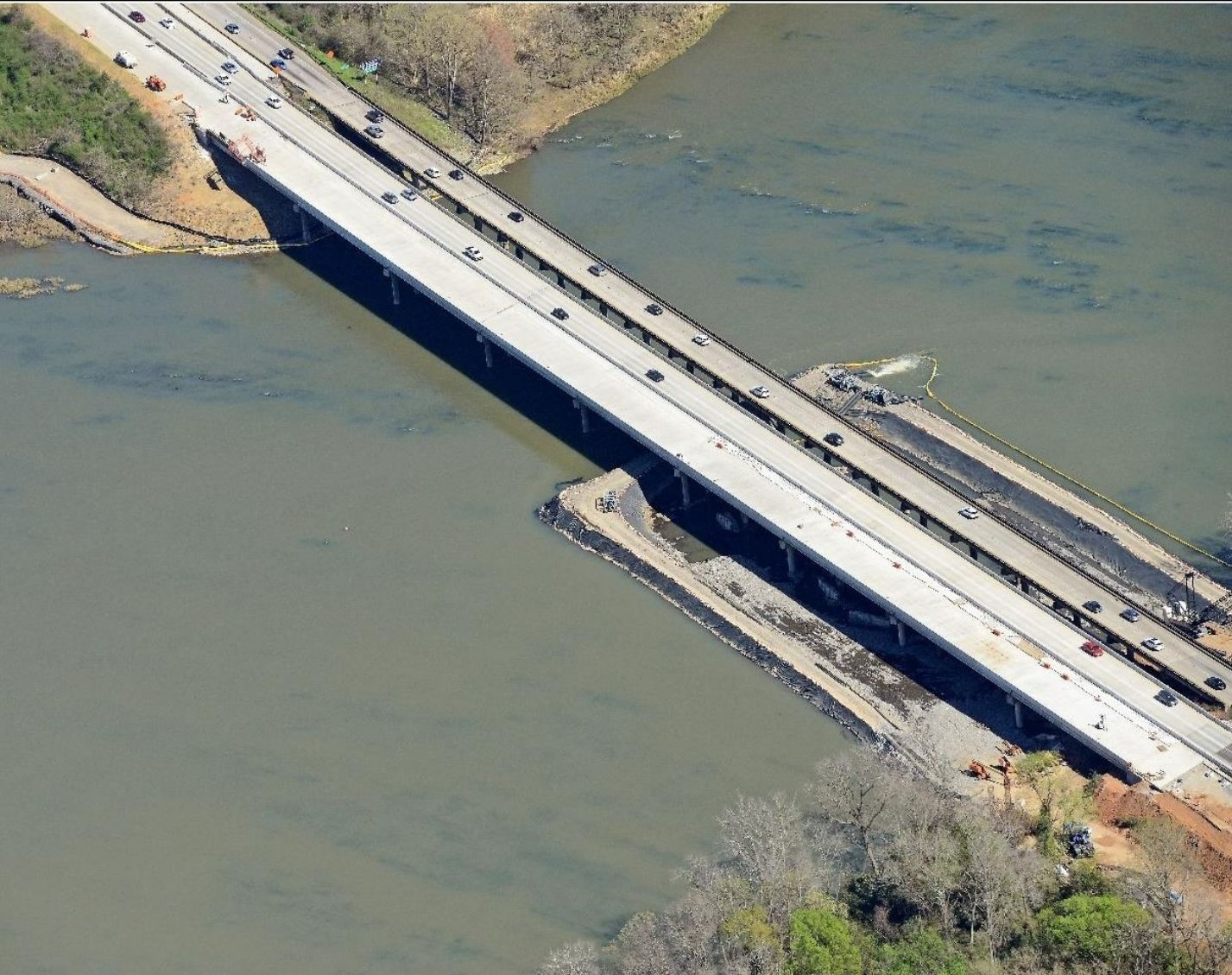 GDOT completes major lane shift at state line bridge project, will halt ...