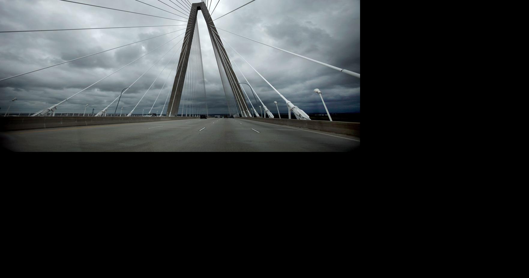 Overturned truck reported on Arthur Ravenel Jr. Bridge