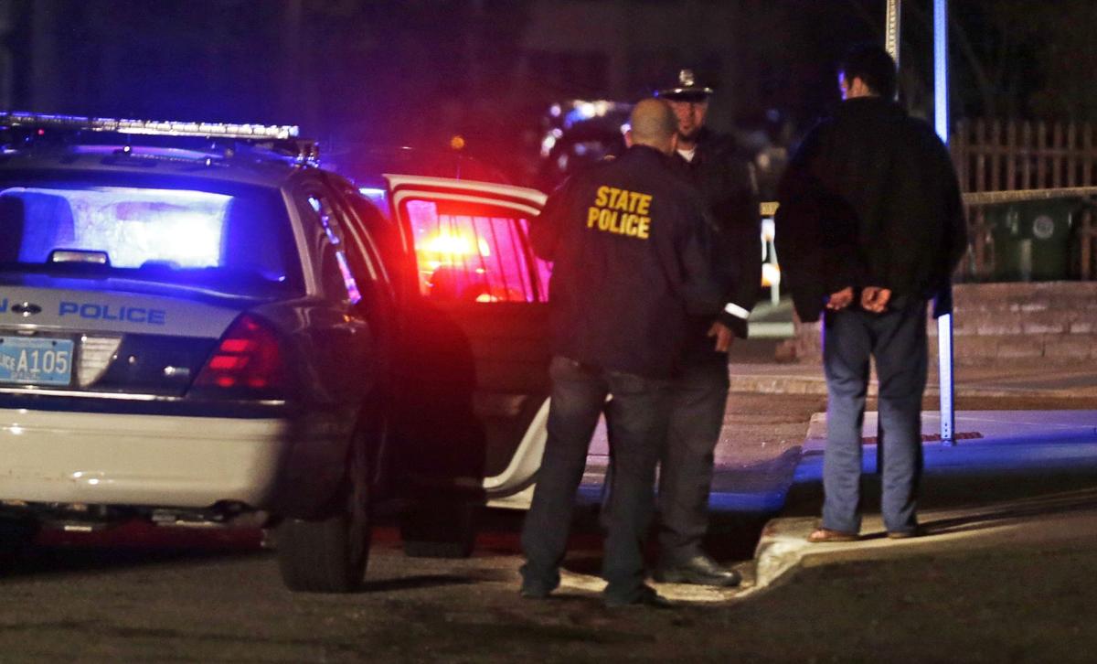 Bombing suspect search