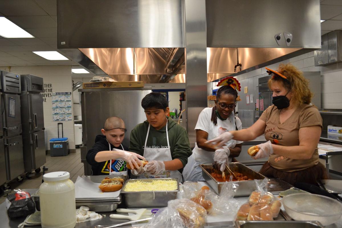 Kids learn kitchen skills at Warrenville Elementary School Education
