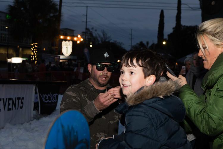 Mex 1 Rail Jam snowboarding event in Charleston Photos