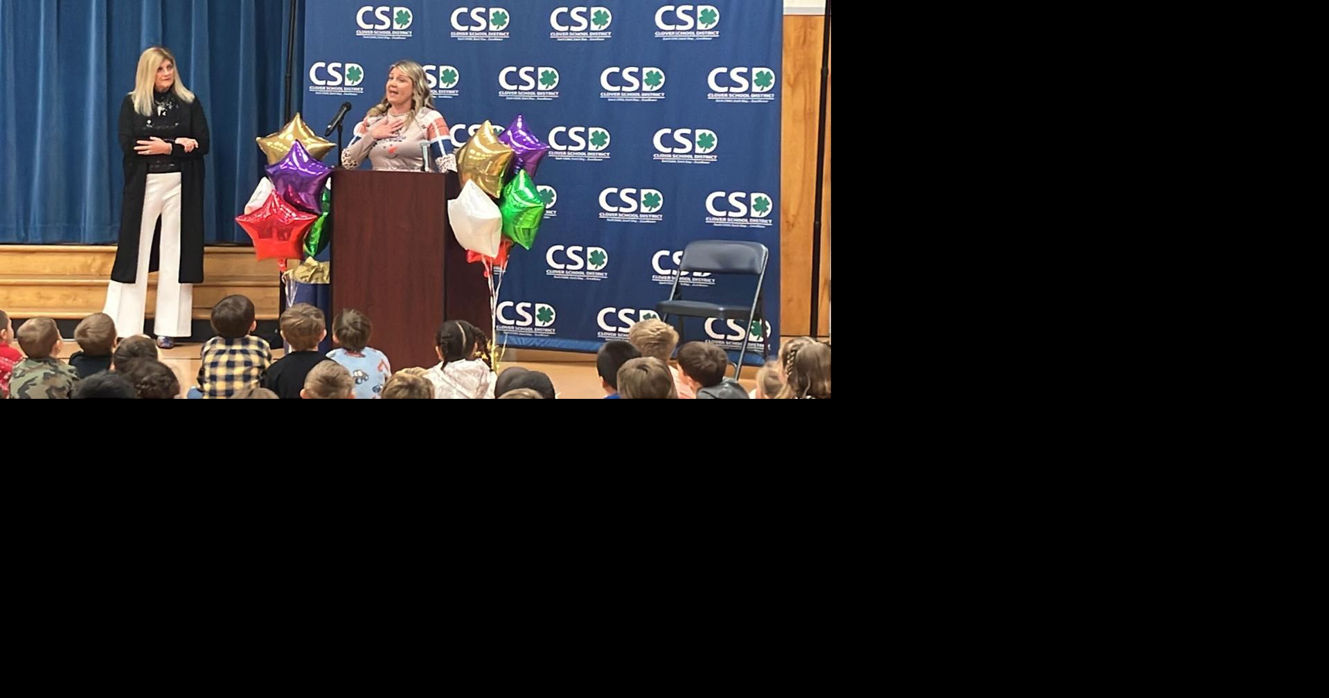 Clover assistant principal wins statewide award