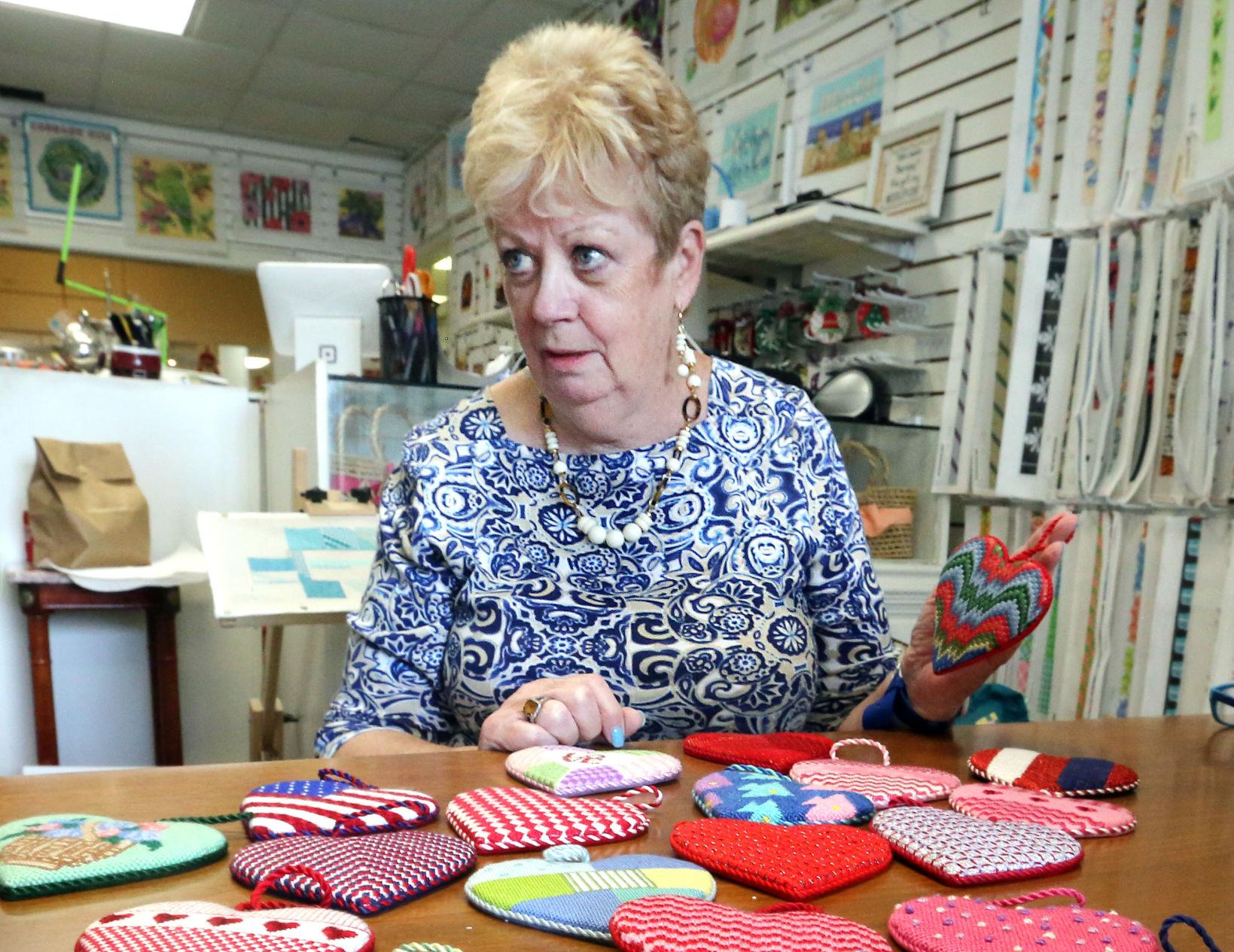 Charleston needlepoint shop donates special gifts to hospice patients