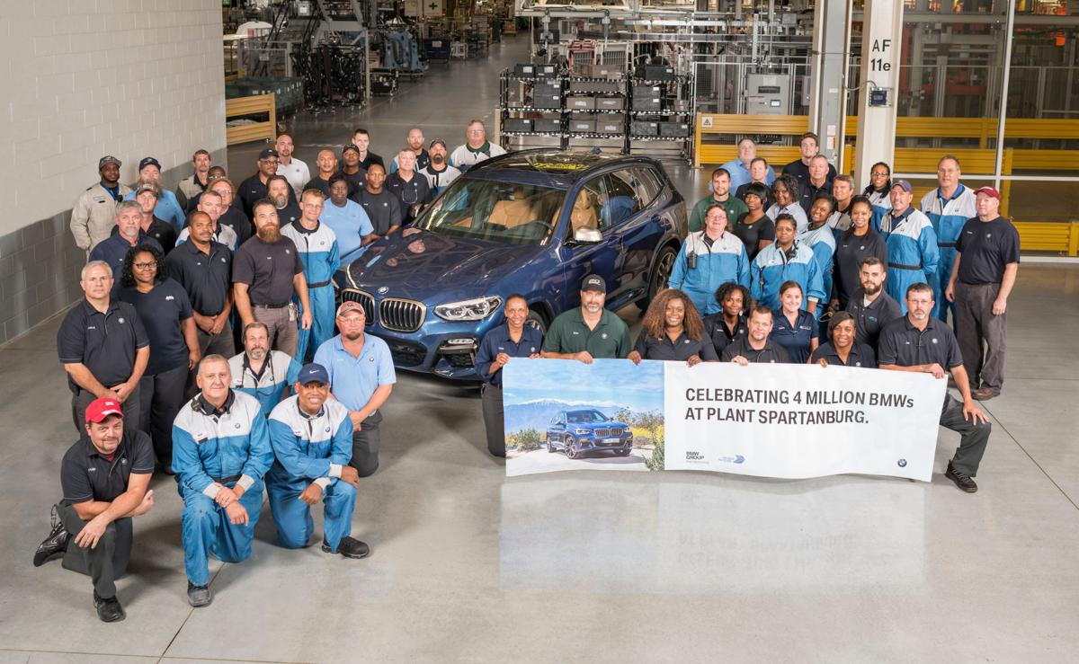 BMW's Greer plant marks its 4 millionth vehicle -- an X3 headed to