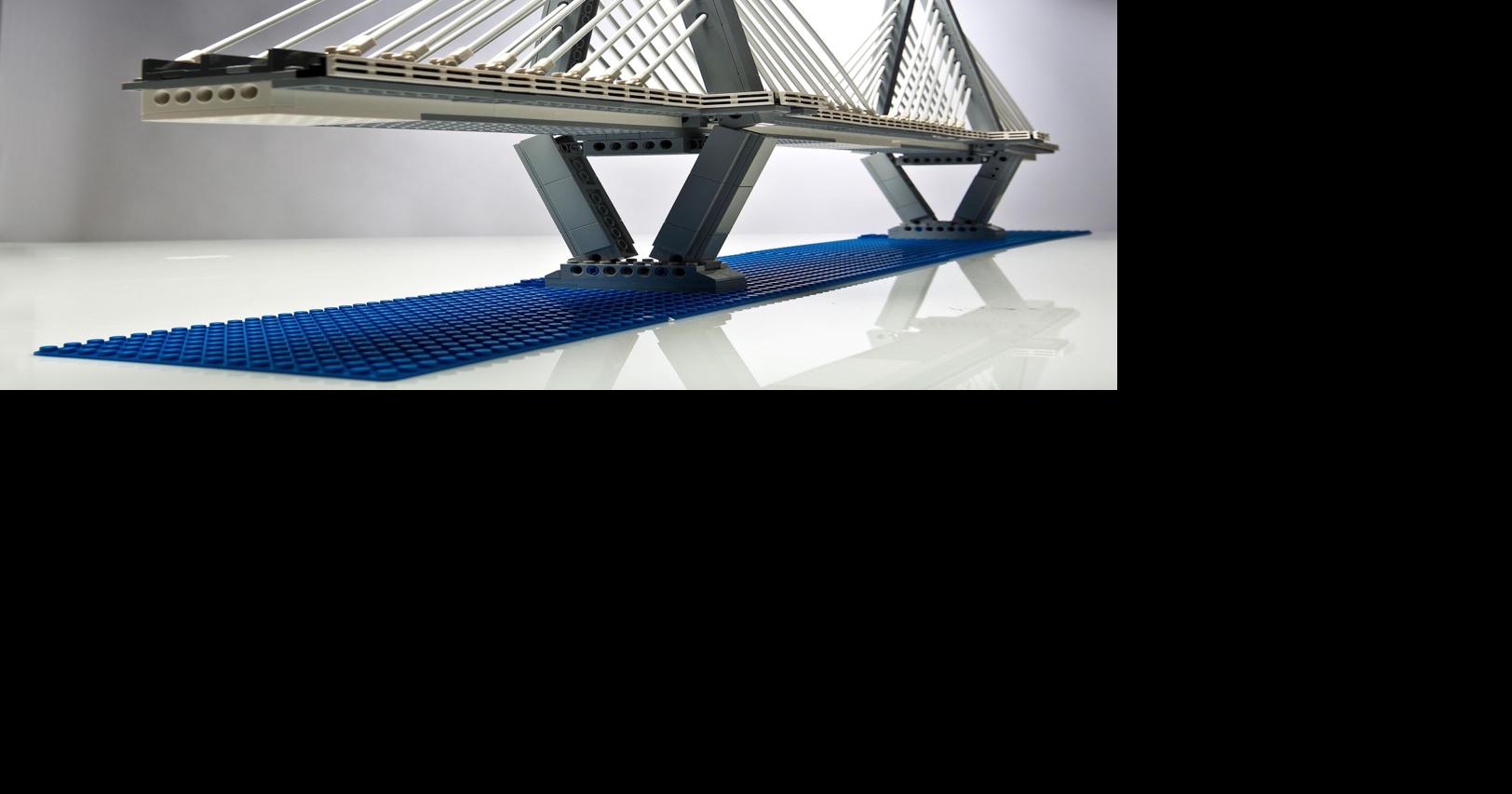 Celebrating the Ravenel bridge through LEGOs