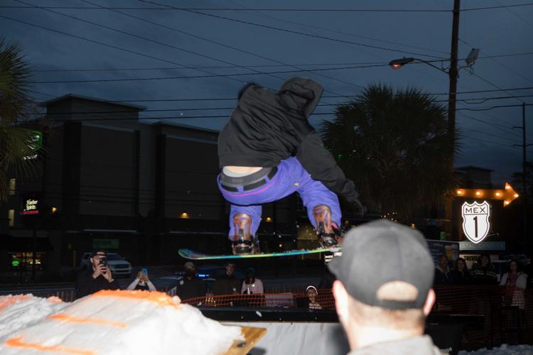 Mex 1 Rail Jam snowboarding event in Charleston Photos