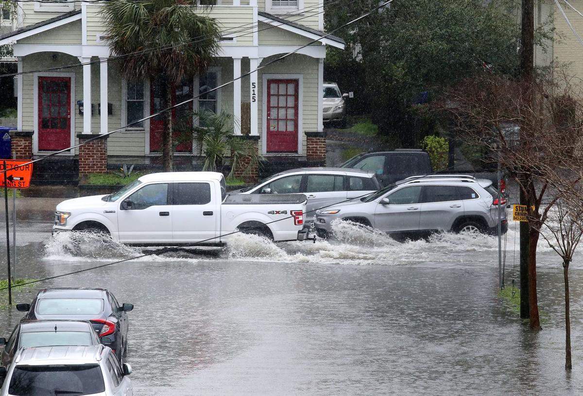 Rain that flooded Charleston streets, led to closures expected to clear
