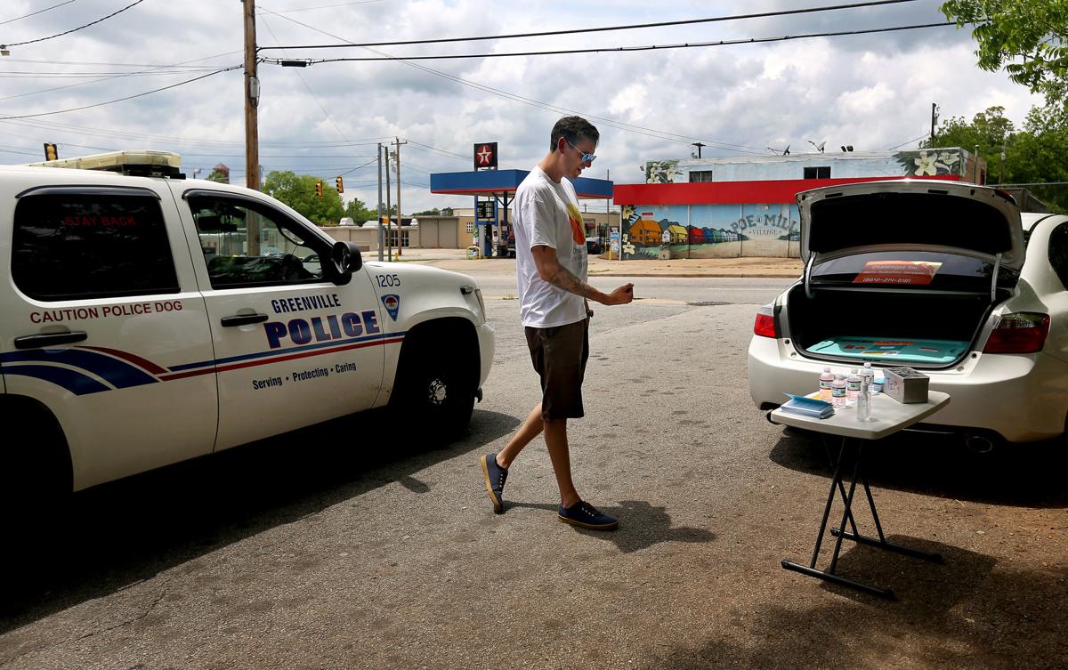 In Greenville, he's running the state's only needle exchange out of his