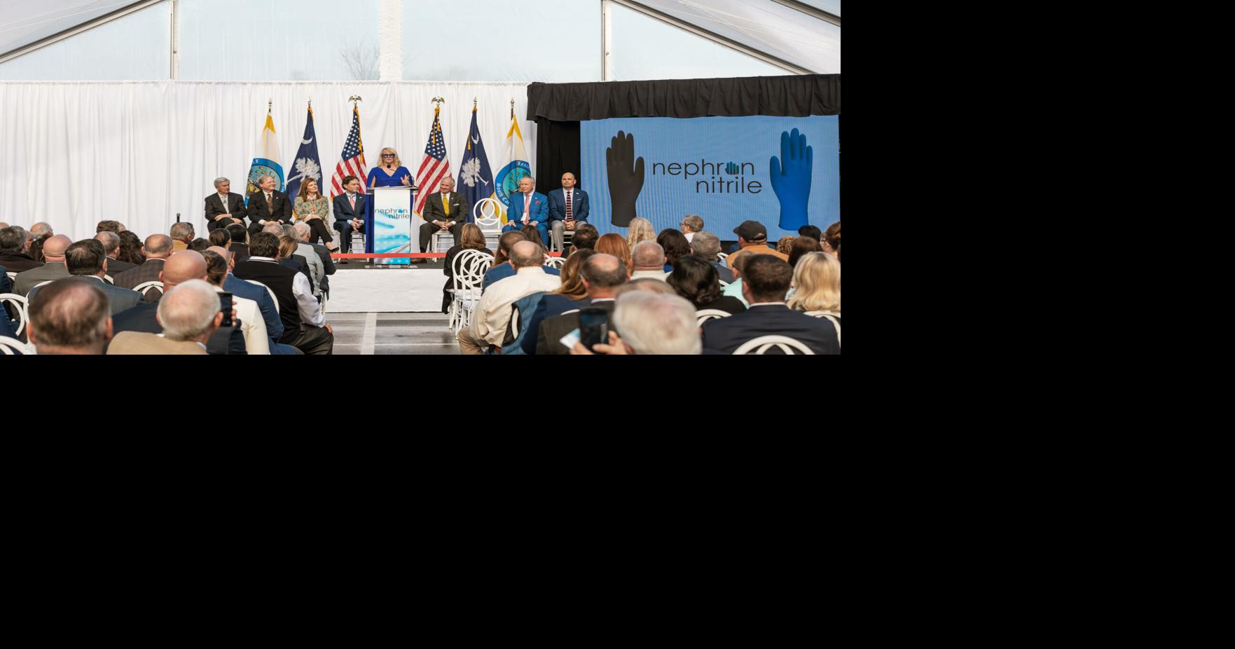 Nephron Nitrile medical glove plant begins operations in Lexington County