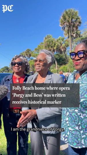 Folly Beach home where opera ‘Porgy and Bess’ was written receives historical marker