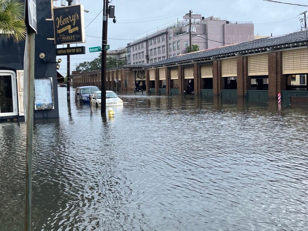 Record flooding from Nor'easter hits Charleston