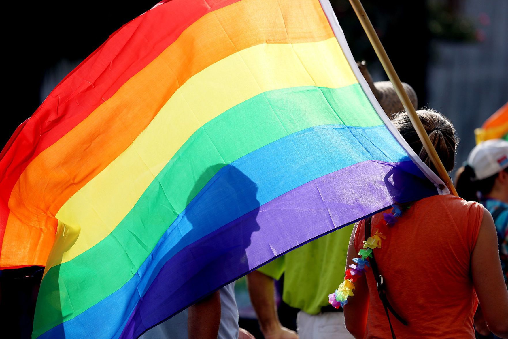 man charged for burning gay pride flag