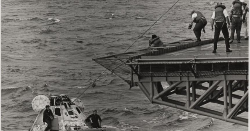 From Lunar Orbit to Hangar Bay 3: Apollo 8’s story told aboard the Yorktown