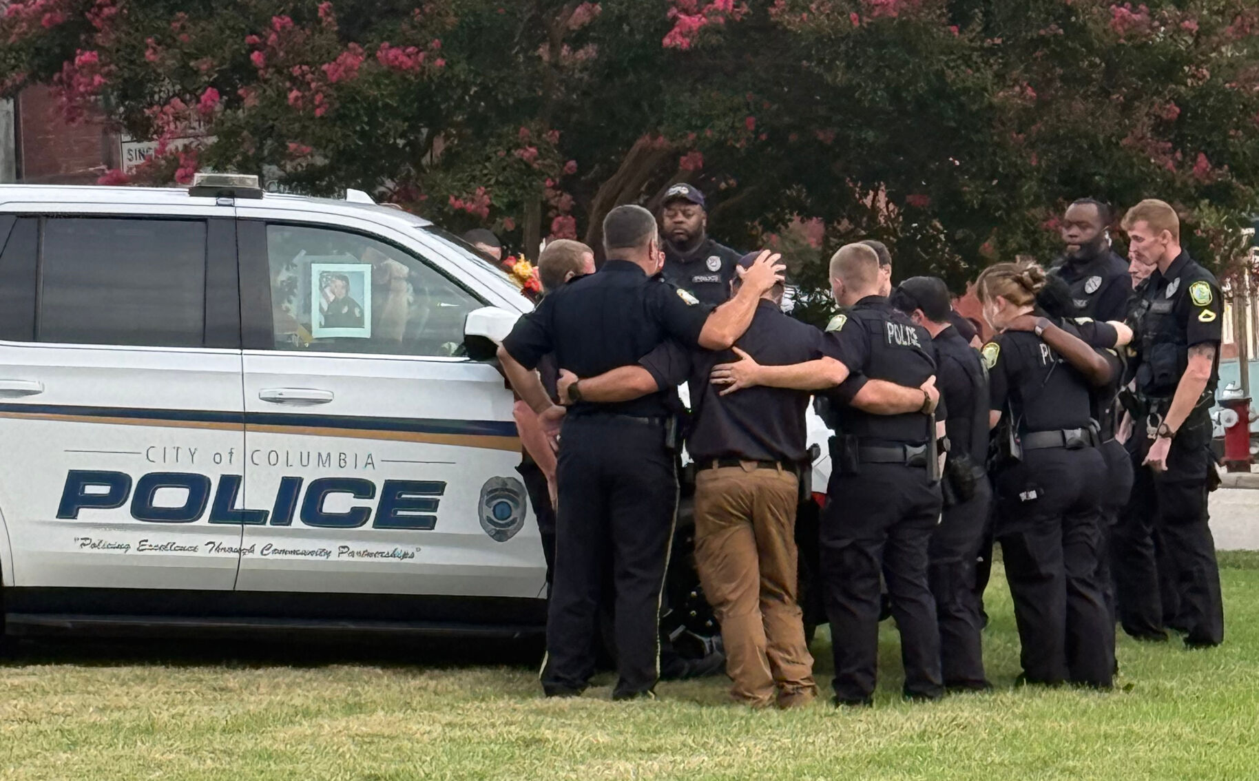 Columbia police officer killed, another injured in shooting during domestic violence call; suspect Adam Dowdy also dead