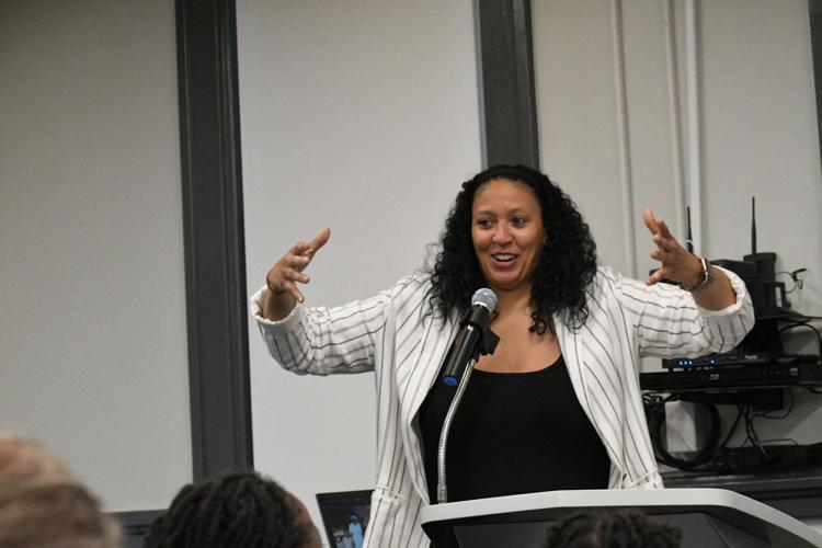Preservationist lectures about Gullah Geechee culture