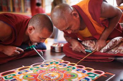 Tibetan Monks To Create Sand Mandala for Healing Icons' 20th Anniversary