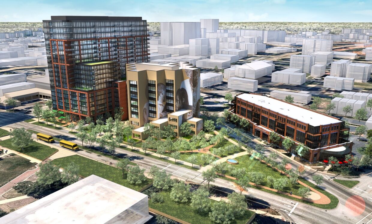 Greenville s changing skyline Plans for a 19 story residential