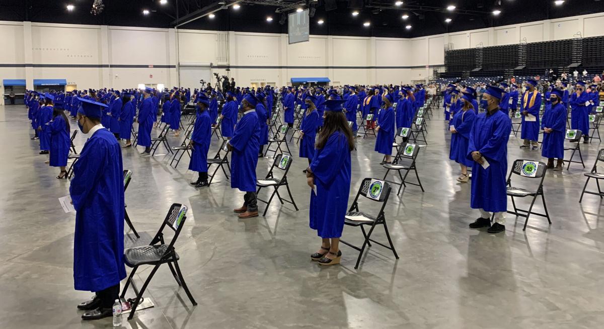 Nearly 300 students walk the stage during HGTC's inperson graduation