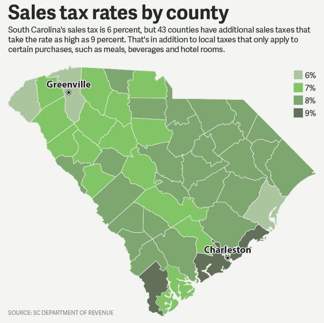 Berkeley County South Carolina Sales Tax Rate Tax Walls