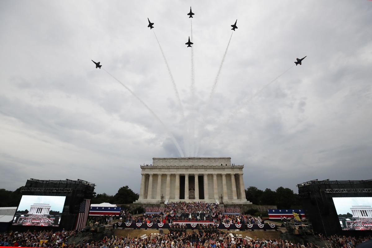 APTOPIX Trump Fourth of July