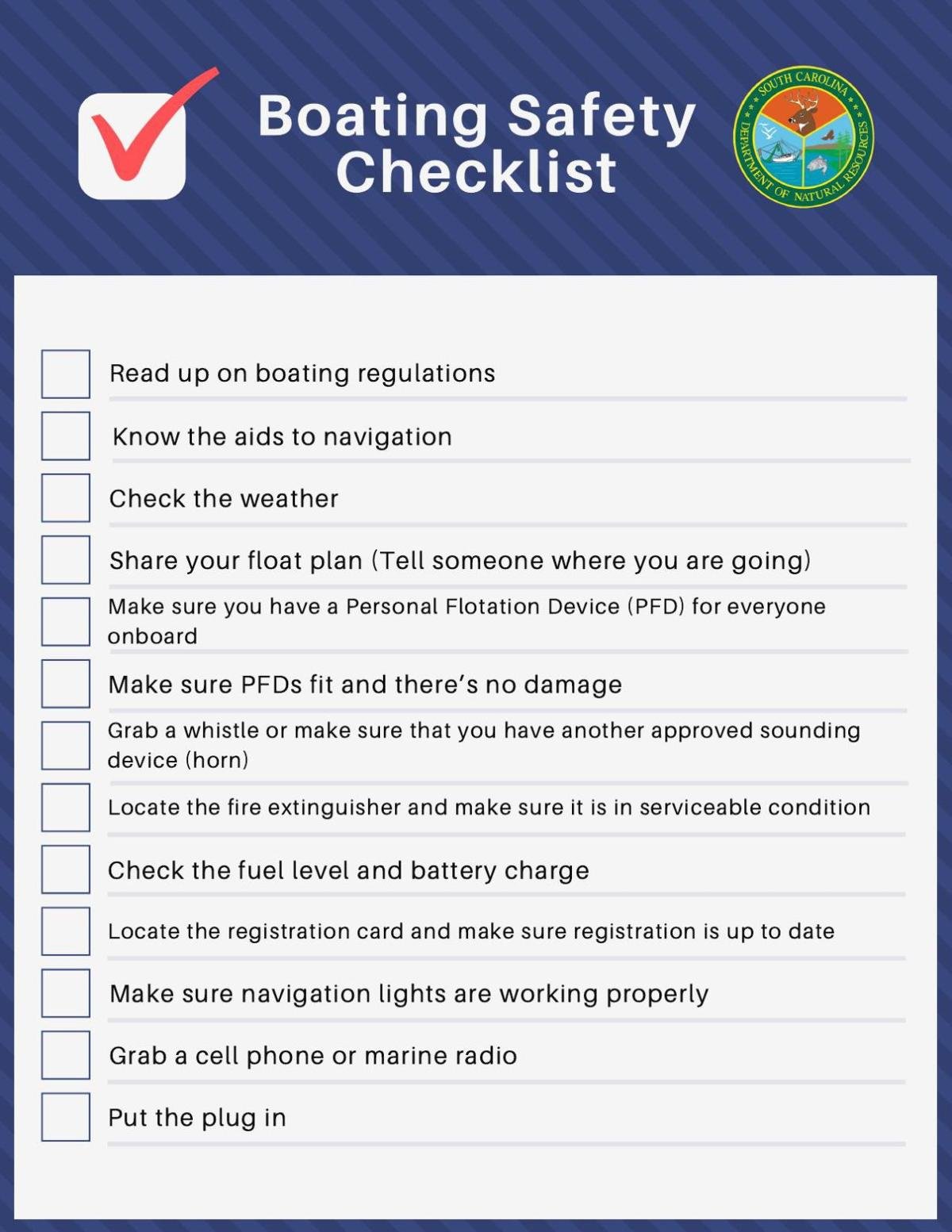 sailboat pre launch checklist