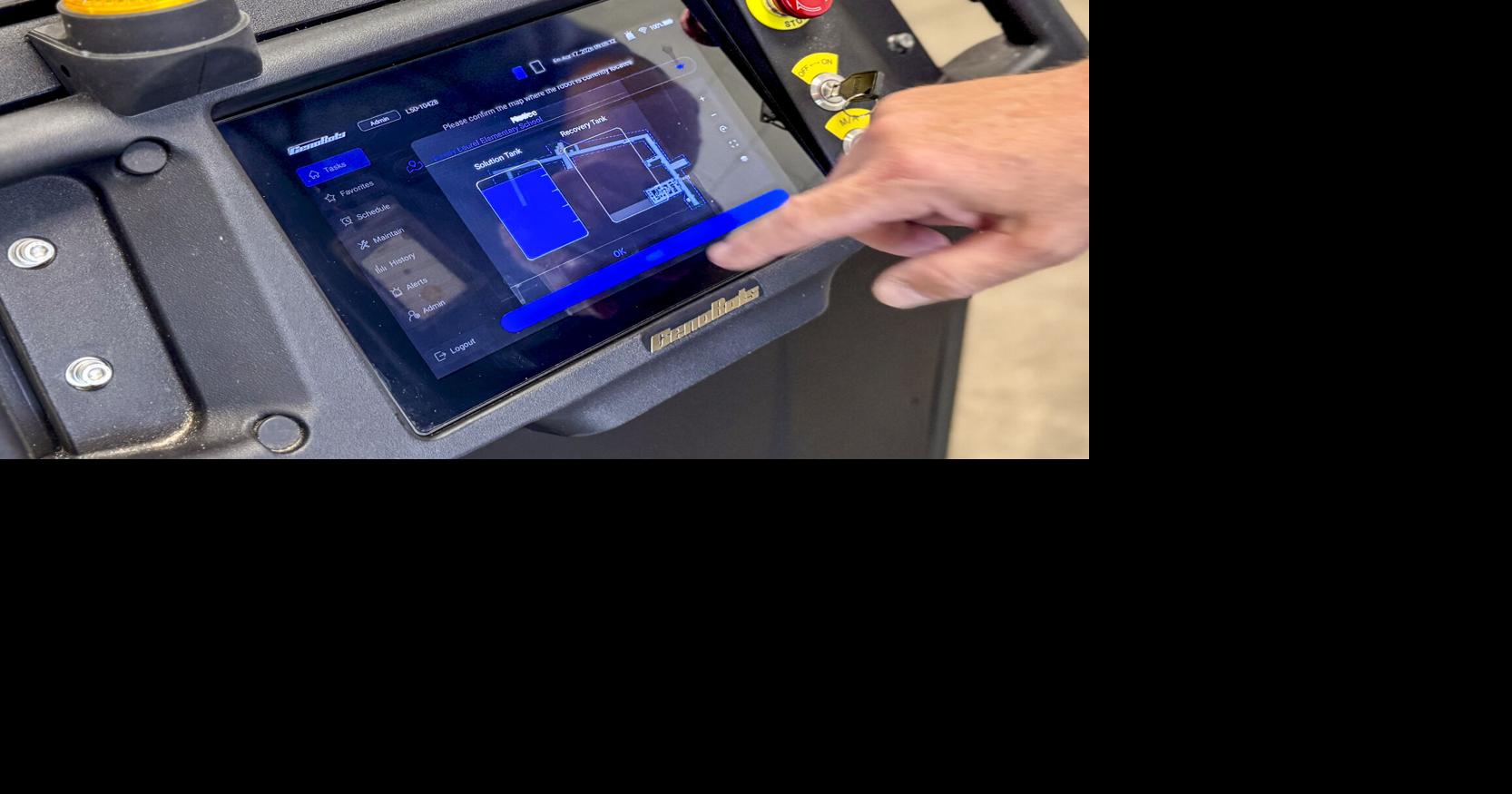 What's going bump in the night? Robot janitors at a school near you.