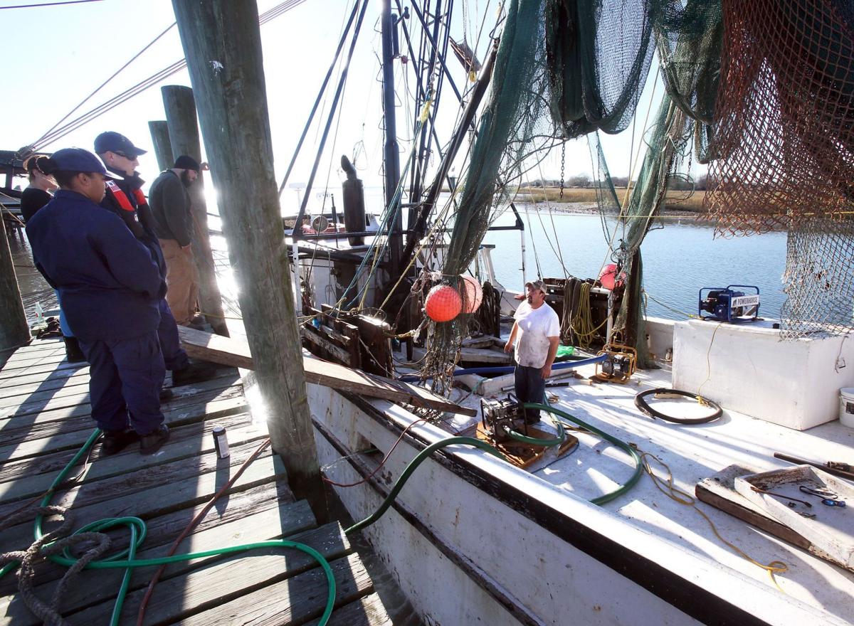 Shrimp Boat Sinks