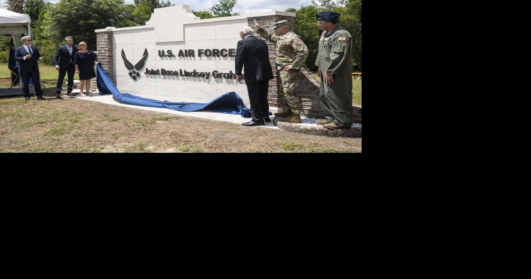 Joint Base Lindsey Graham officially established in special ceremony