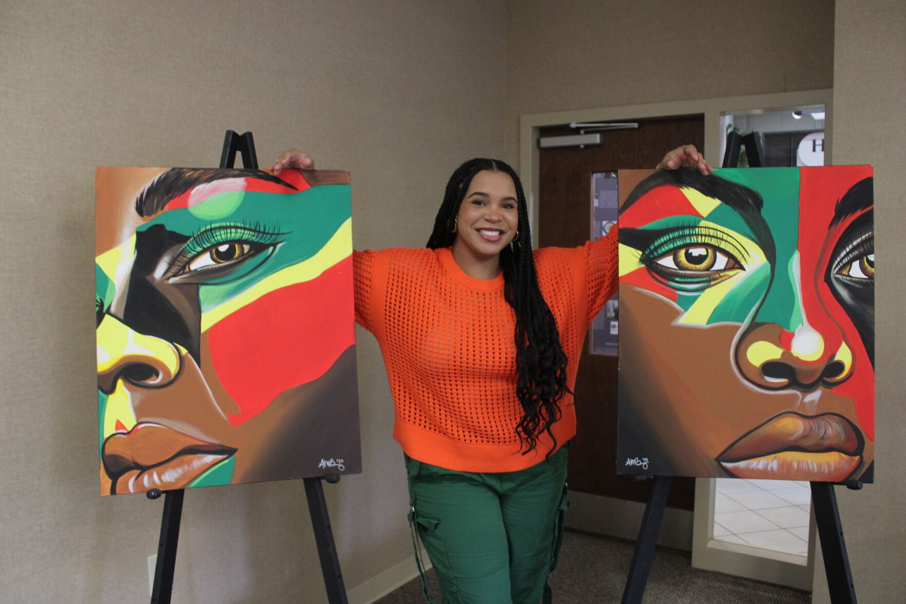North Augusta artist brings portraits to life with color