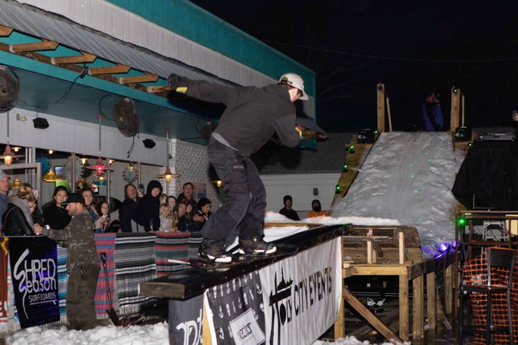 Mex 1 Rail Jam snowboarding event in Charleston Photos