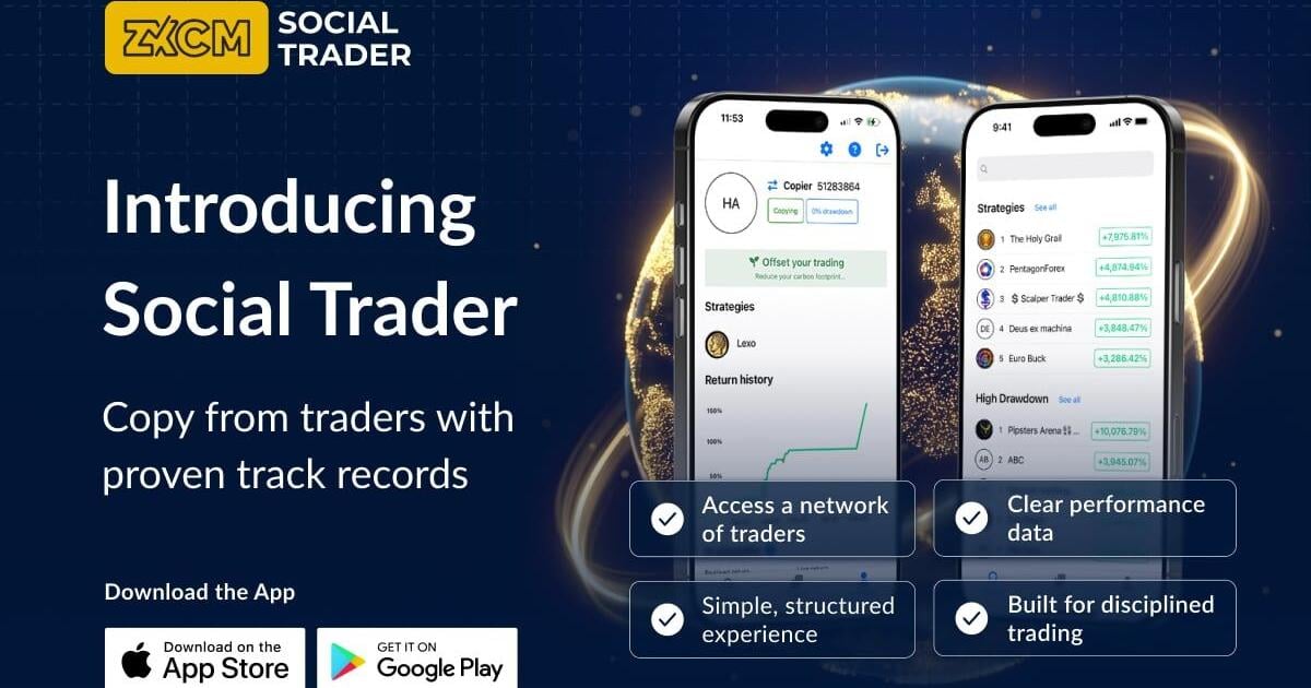 ZX Capital Markets Introduces ZXCM Social Trader: A New Copy Trading App for iOS and Android