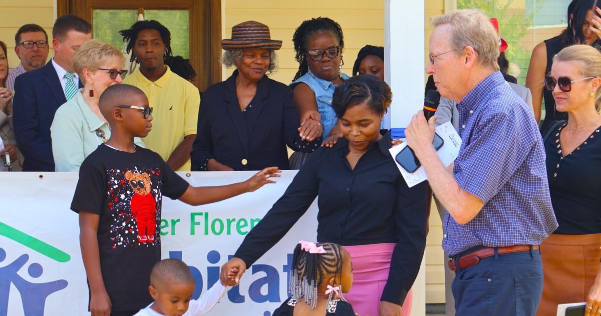 Florence mother and her children get new Habitat home