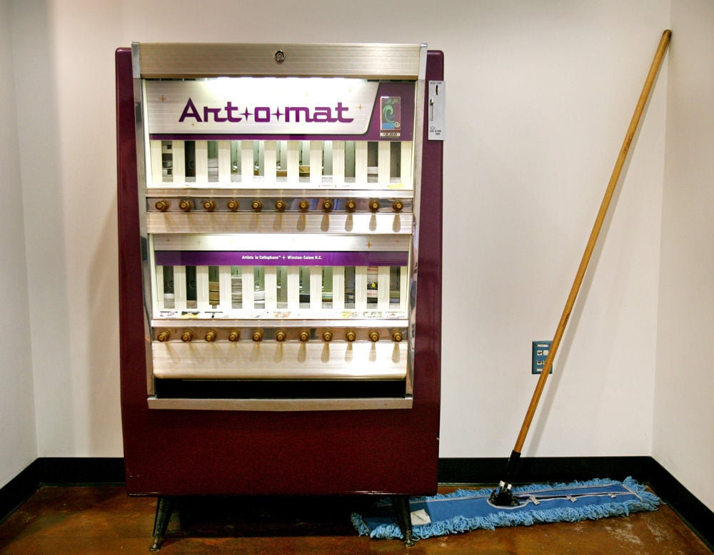Old cigarettes machines now dispensing art across SC