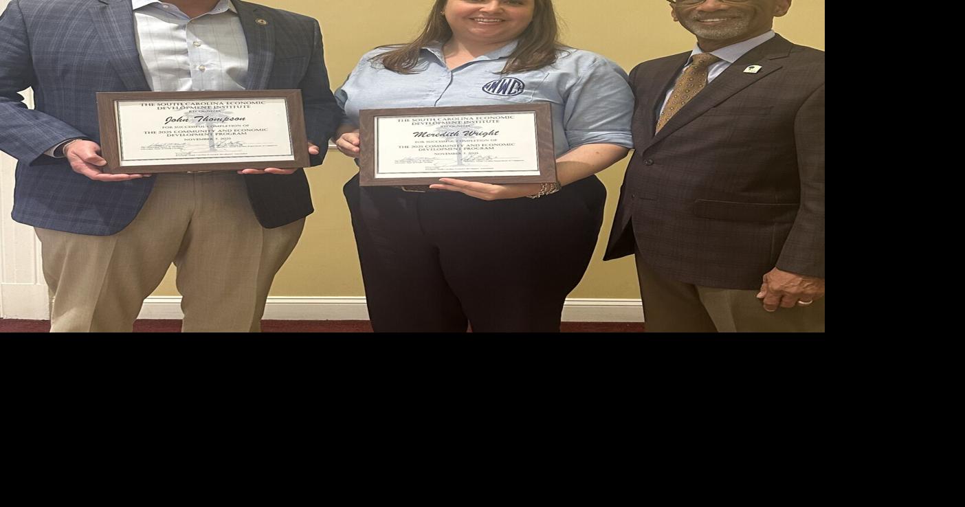 Touchberry, Wright graduate from 2025 South Carolina Economic Development Institute