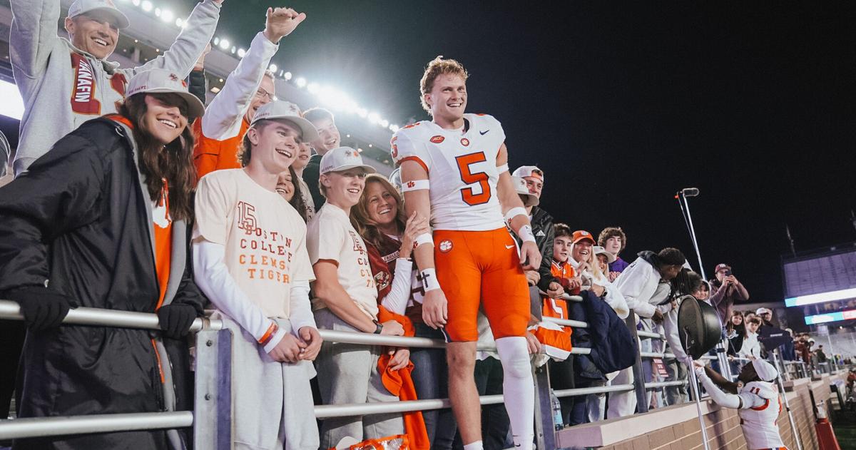 Clemson safety returned home for the Boston College matchup ...