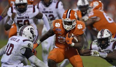 Former Clemson Running Back Tavien Feaster Says Gamecocks Among