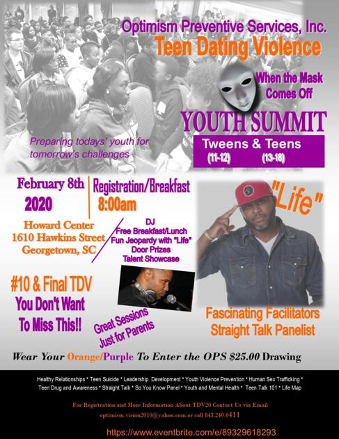 Optimism Preventive Services Teen Dating Violence Youth Summit Uncategorized Postandcourier Com