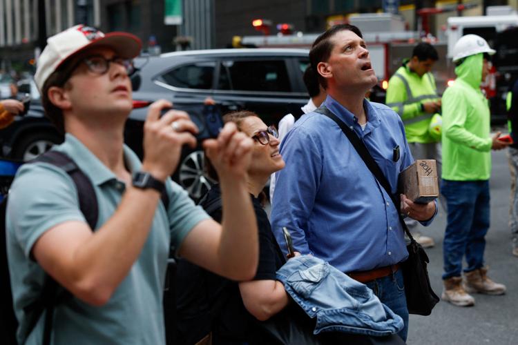NYC high-rise building evacuated after columns buckle